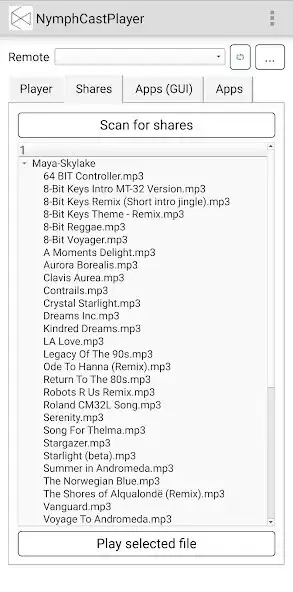 Play NymphCast Player as an online game NymphCast Player with UptoPlay