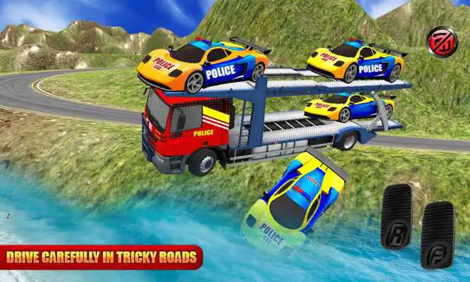 Play NYPD Police Car Offroad Transport Truck