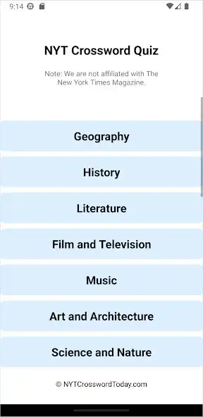 Play NYT Crossword Quiz  and enjoy NYT Crossword Quiz with UptoPlay
