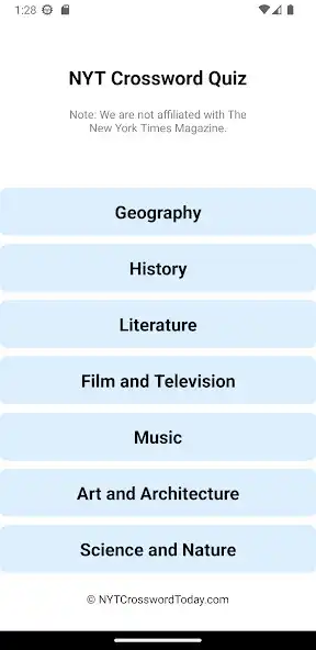 Play NYT Crossword Quiz as an online game NYT Crossword Quiz with UptoPlay