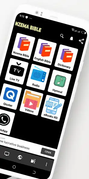 Play Nzema Bible with Live TV as an online game Nzema Bible with Live TV with UptoPlay