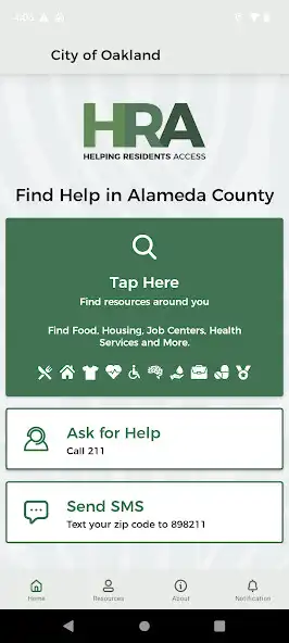 Play Oakland HRA Resource App as an online game Oakland HRA Resource App with UptoPlay