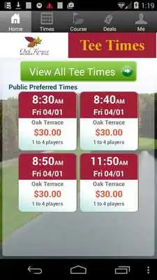 Play Oak Terrace Golf Tee Times