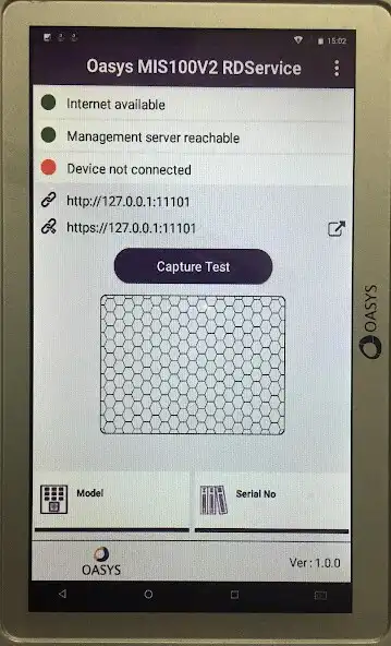 Play OASYS MIS100V2 RD Service  and enjoy OASYS MIS100V2 RD Service with UptoPlay