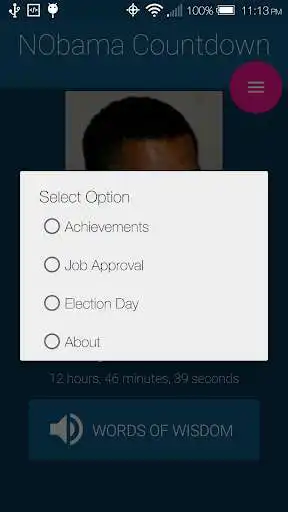 Play APK Obama Countdown  and enjoy Obama Countdown with UptoPlay com.writerbenjamin.ObamaCountdown