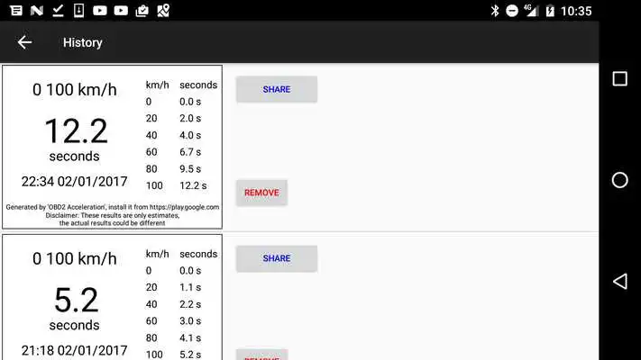 Play OBD Acceleration