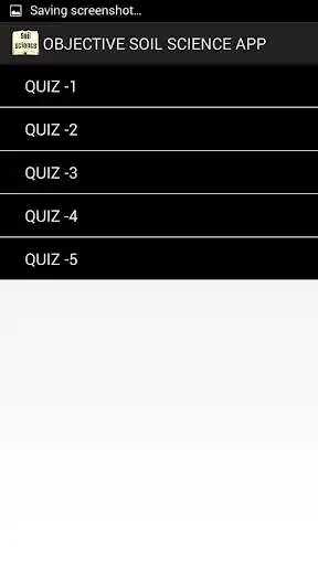 Play APK Objective Soil Science Trial  and enjoy Objective Soil Science Trial with UptoPlay com.gopalmahajan.soil.question_pro<br>The OBJECTIVE SOIL SCIENCE MCQs app covers questions from different sub disciplines of soil science. <br>The app has been prepared using approximately 2400 questions. <br>The questions are divided in quizzes and each quiz contains 30 questions. Section of correct answer will direct the users to the next question.<br>The use of the app is self-explanatory and it is very user friendly.<br>The app has unique feature of sharing the questions. Each question can be shared through various sharing apps to others. This allows group discussions and fruitful interaction among learners.<br><br>Copyright:<br>All rights are reserved. No part of this publication may be reproduced or transmitted in any form or by any means without the prior permission of the author and the publisher.<br><br>Disclaimer: <br>Due care and diligence has been taken while preparing or developing this utility. The author does not hold any responsibility for any mistakes that may have inadvertently crept in.</p></div><br><br><br><a title= 