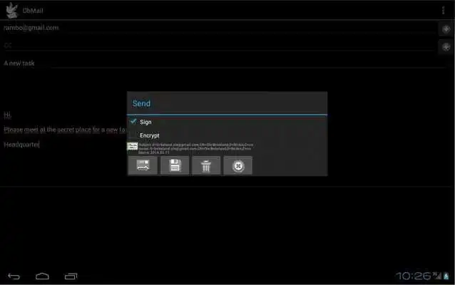 Play ObMail, secure e-mail
