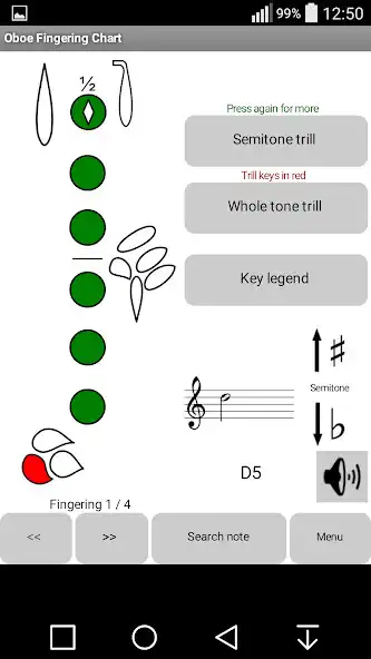 Play Oboe Fingerings as an online game Oboe Fingerings with UptoPlay