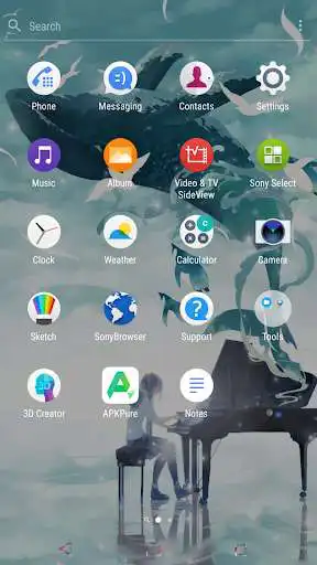 Play Ocean Blue-Sony Xperia Theme as an online game Ocean Blue-Sony Xperia Theme with UptoPlay