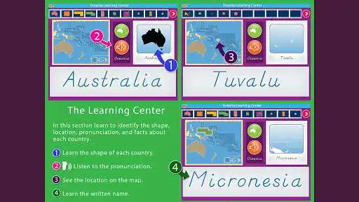Play Oceania - Montessori Geography as an online game Oceania - Montessori Geography with UptoPlay