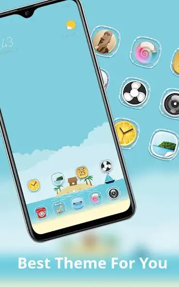 Play Ocean island theme blue sky and white clouds as an online game Ocean island theme blue sky and white clouds with UptoPlay