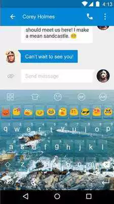 Play Ocean -Kitty Emoji Keyboard