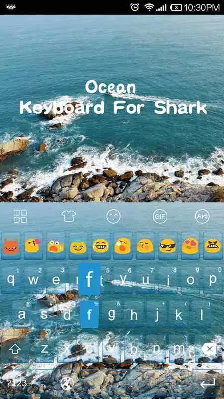Play Ocean -Kitty Emoji Keyboard