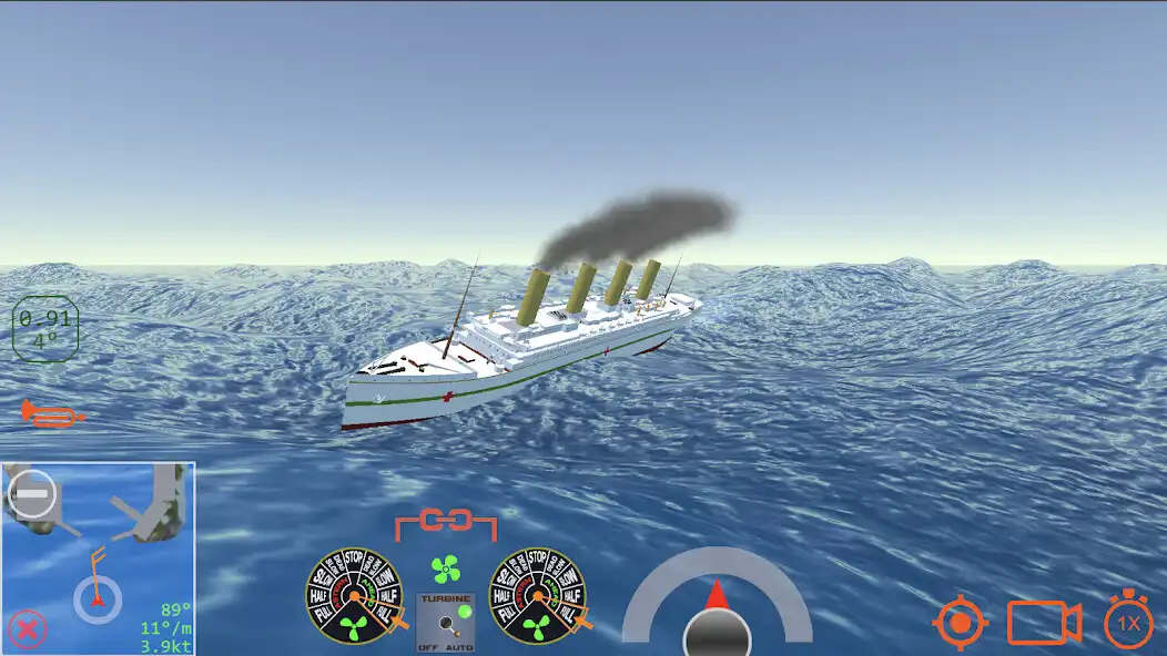 Play Ocean Liner Simulator as an online game Ocean Liner Simulator with UptoPlay
