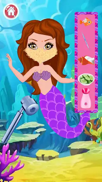 Play Ocean Mermaid Dressup  Spa as an online game Ocean Mermaid Dressup  Spa with UptoPlay