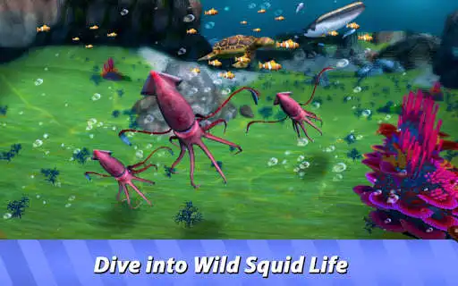 Play Ocean Squid Simulator - dive into animal survival!  and enjoy Ocean Squid Simulator - dive into animal survival! with UptoPlay
