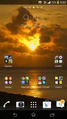 Play Ocean Sunset HD Live Wallpaper