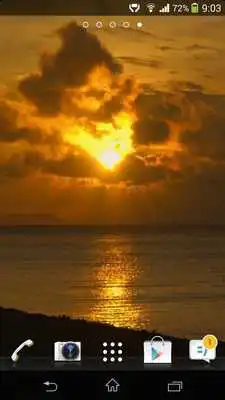 Play Ocean Sunset HD Live Wallpaper