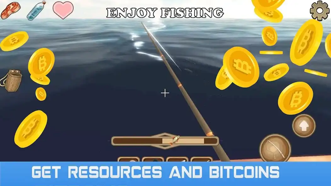 Play Ocean Survival: Earn BTC Game as an online game Ocean Survival: Earn BTC Game with UptoPlay