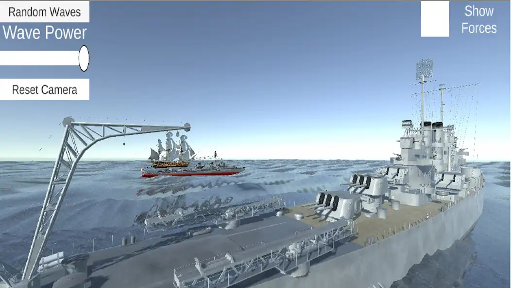 Play Ocean Waves Simulation as an online game Ocean Waves Simulation with UptoPlay