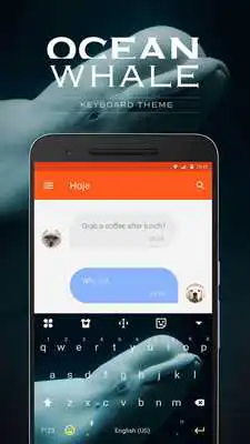 Play Ocean Whale Keyboard Theme