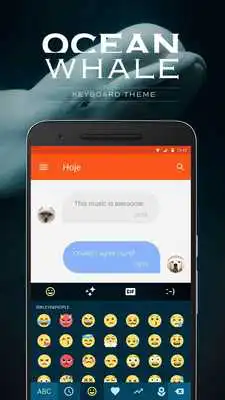 Play Ocean Whale Keyboard Theme