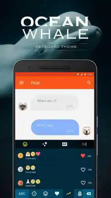 Play Ocean Whale Keyboard Theme