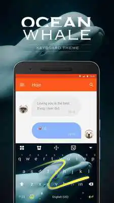Play Ocean Whale Keyboard Theme