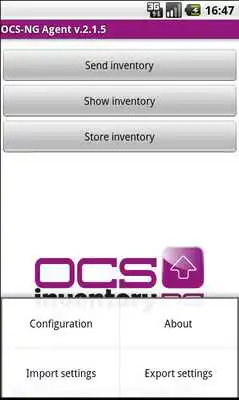 Play OCS Inventory NG Android Agent