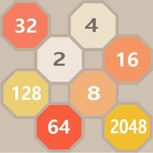 Play Oct 2048: moving tiles in 8 directions <No Ads> APK