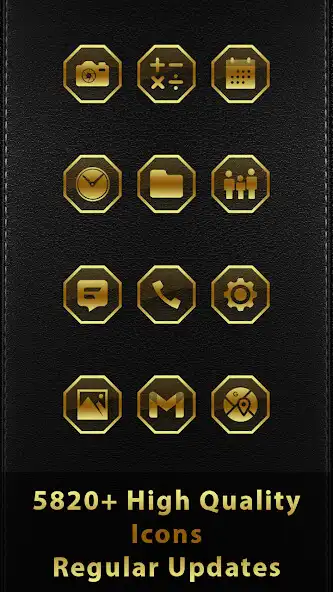 Play Octa Gold Glass Icons  and enjoy Octa Gold Glass Icons with UptoPlay