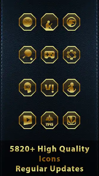 Play Octa Gold Glass Icons as an online game Octa Gold Glass Icons with UptoPlay