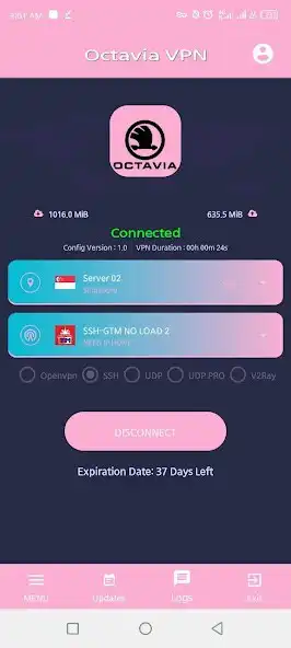 Play Octavia VPN Pro as an online game Octavia VPN Pro with UptoPlay