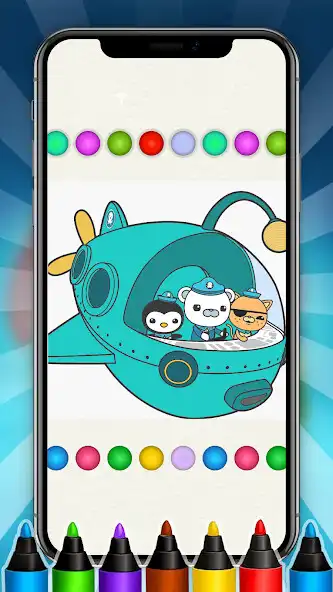 Play Octonauts Coloring Book Game  and enjoy Octonauts Coloring Book Game with UptoPlay
