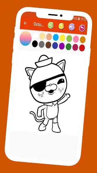Play Octonauts Coloring Book as an online game Octonauts Coloring Book with UptoPlay