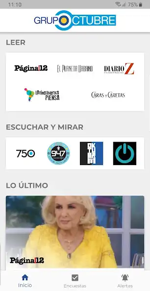 Play Octubre (AM 750, Página 12, et  and enjoy Octubre (AM 750, Página 12, et with UptoPlay