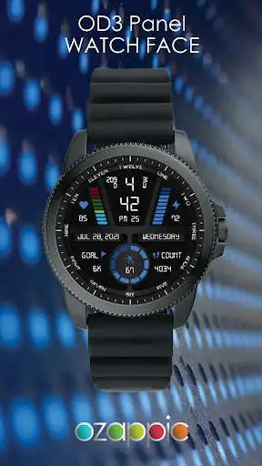 Play OD3 Panel Watch Face  and enjoy OD3 Panel Watch Face with UptoPlay