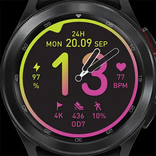 Play OD7 Gradient Watch Face APK