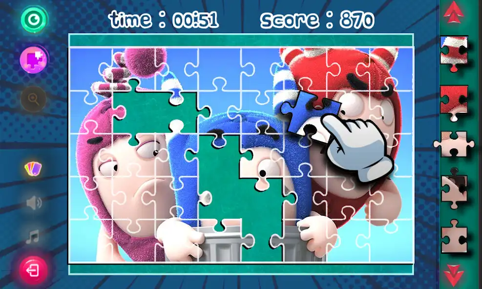 Play Oddbods Jigsaw Puzzle  and enjoy Oddbods Jigsaw Puzzle with UptoPlay