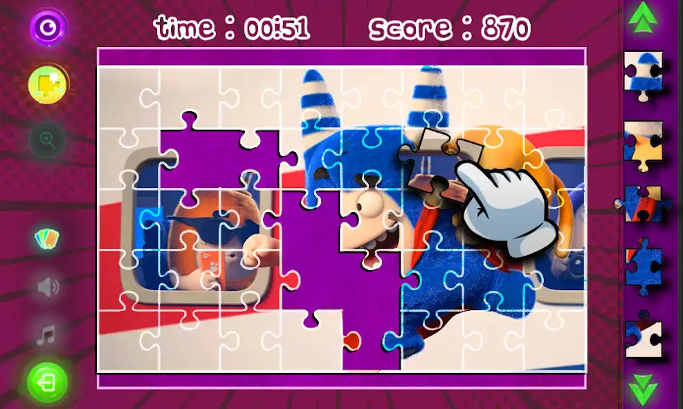 Play Oddbods Jigsaw Puzzle as an online game Oddbods Jigsaw Puzzle with UptoPlay