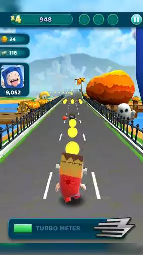 Play Oddbods Turbo Run as an online game Oddbods Turbo Run with UptoPlay