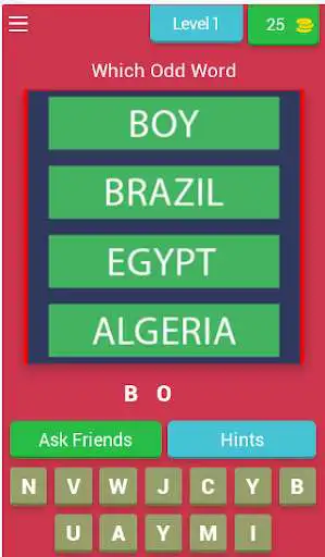 Play Odd Word  and enjoy Odd Word with UptoPlay