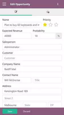 Play Odoo CRM
