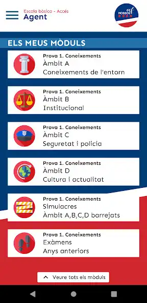 Play OEF Mossos - Oposicions Mossos as an online game OEF Mossos - Oposicions Mossos with UptoPlay