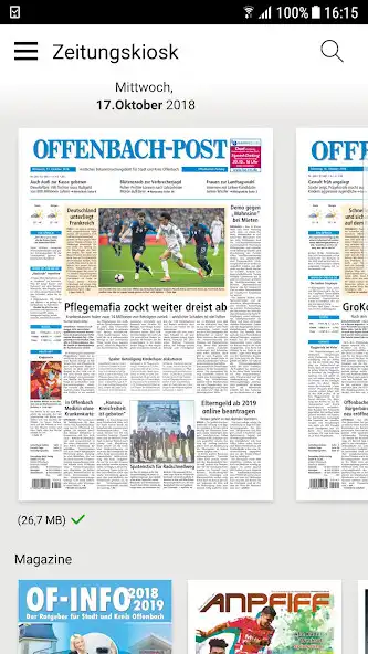 Play Offenbach-Post E-Paper  and enjoy Offenbach-Post E-Paper with UptoPlay