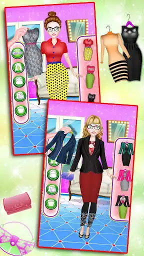 Play Office Fashion Makeover: Girl Dress up as an online game Office Fashion Makeover: Girl Dress up with UptoPlay
