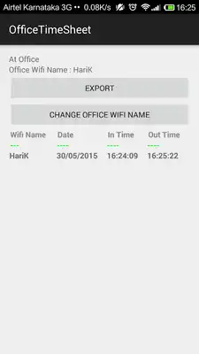 Play Office Wifi Time Sheet
