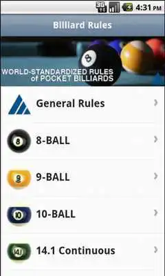 Play Official Billiard Rules Lite