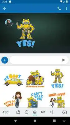Play Official Bumblebee Stickers for Gboard Play Official Bumblebee Stickers for Gboard